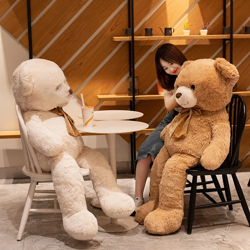 Wysokiej jakości gigantyczny pluszowy miś amerykański, miękka maskotka, pluszowe zabawki, prezent dla dziewczyn, walentynki, prezent urodzinowy dla ukochanej osoby.