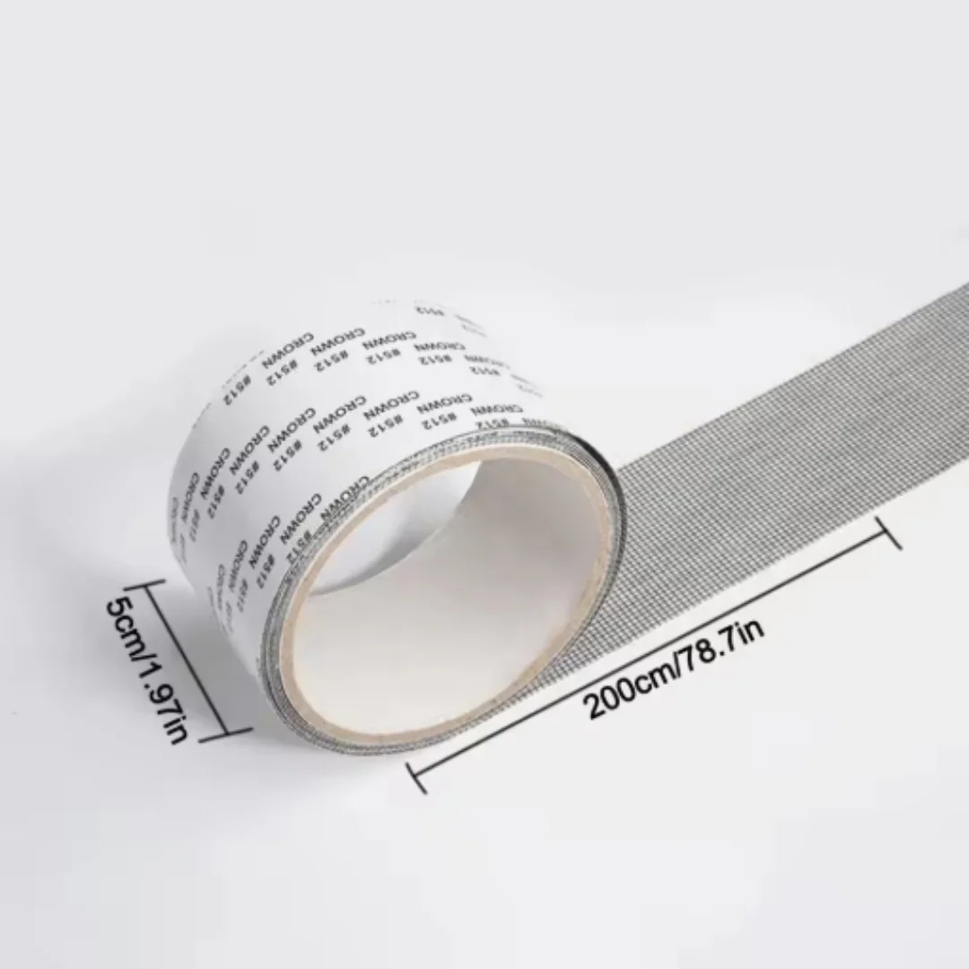 Window Screen Repair Tape Self Adhesive Mosquito Net Repair Patch Anti-Insect Fly Mesh Broken Holes Repair Home Mesh Repair Tape