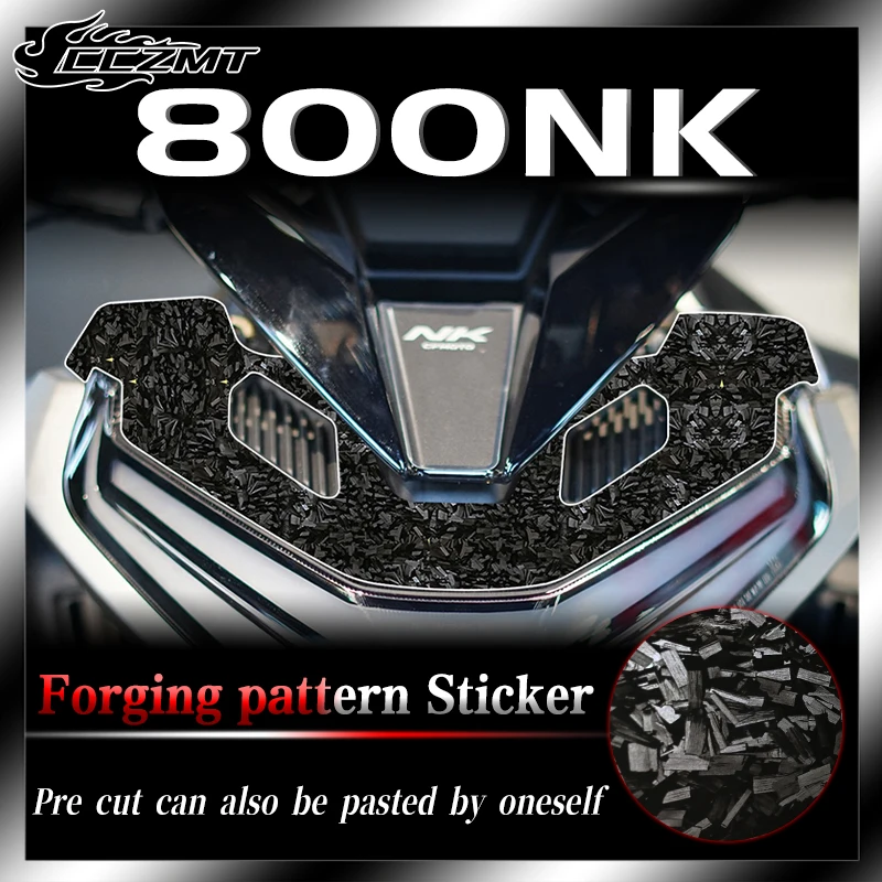 

For CFMOTO 800NK forged carbon fiber stickers fuel tank protection stickers decals and decorative film accessories modification