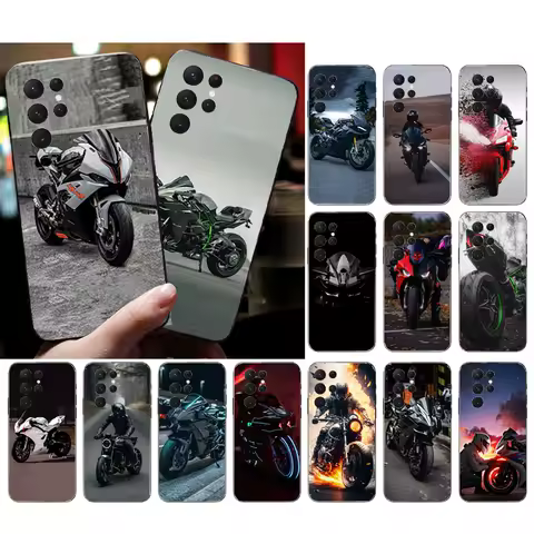 Sport Bikes Motorcycle Phone Case For Samsung S25 S24 S23 S22 S21 S20 Ultra S20 S22 S21 S23 S20 FE S24 Plus