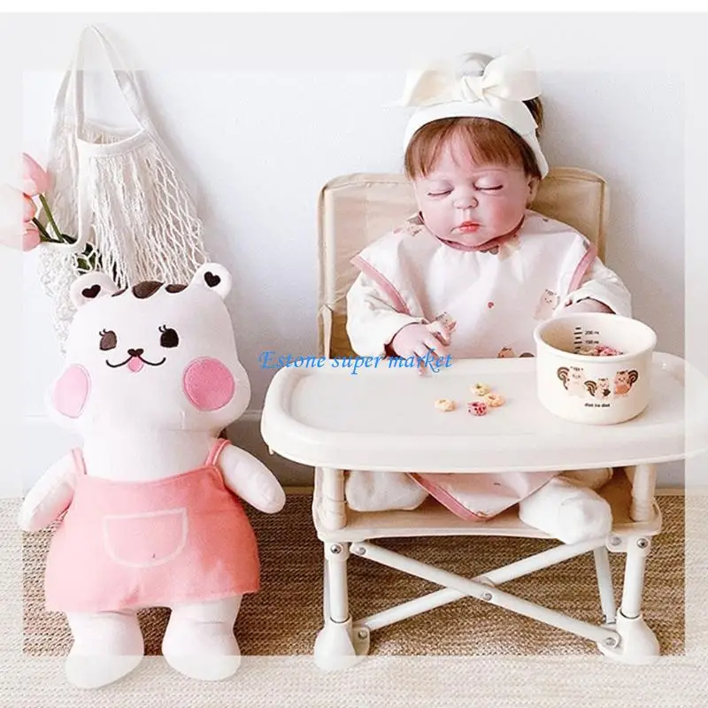 090b Baby Feeding Drool Bib Cartoon Impresso Button