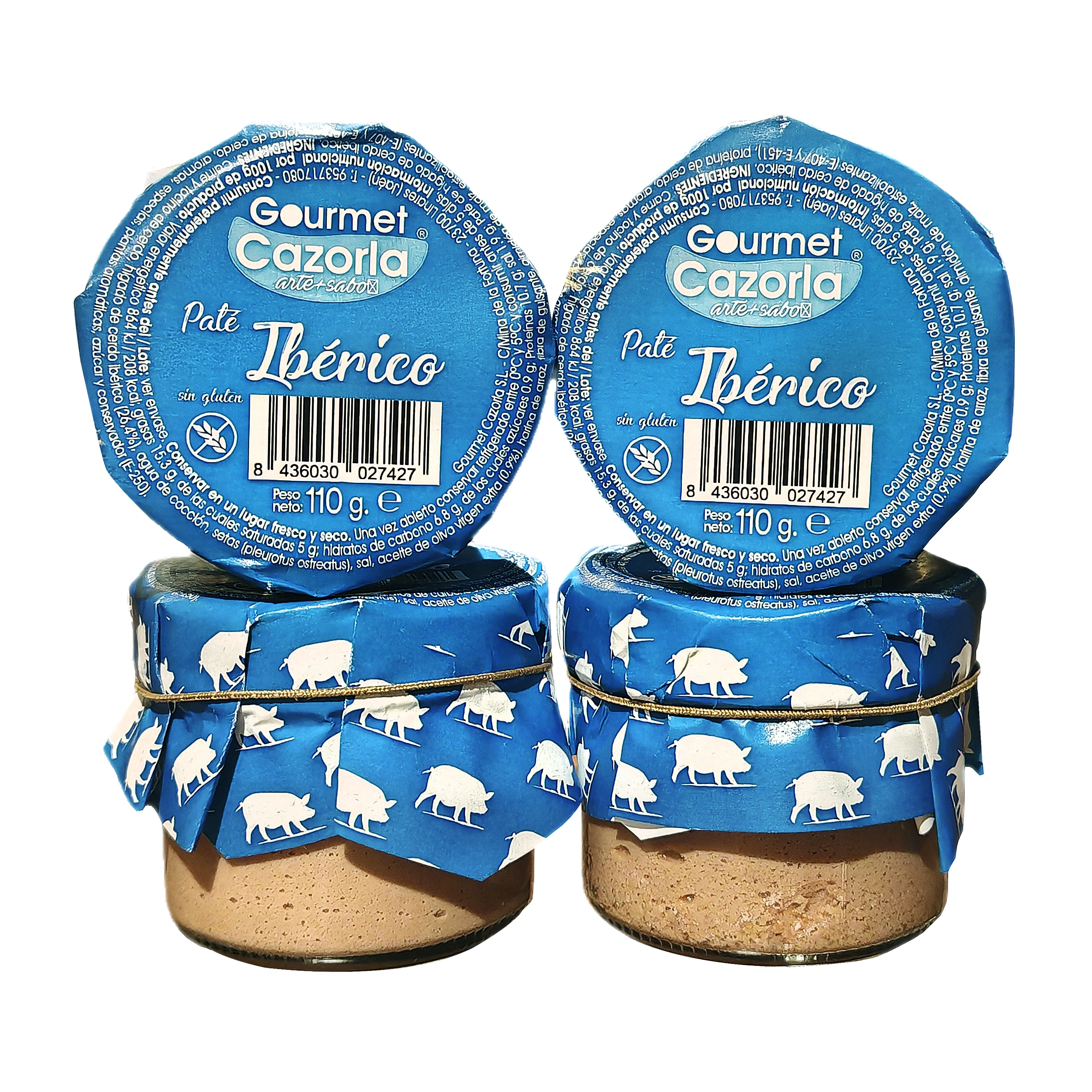 Paté ibérico de Gourmet Cazorla (Pack de 4 unidades)