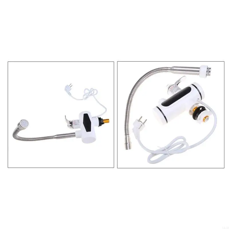 U1JE Electric Hot Water Heater Heater Kitchen Take Fasting Heating Tap for W/درجة الحرارة التخلص #3