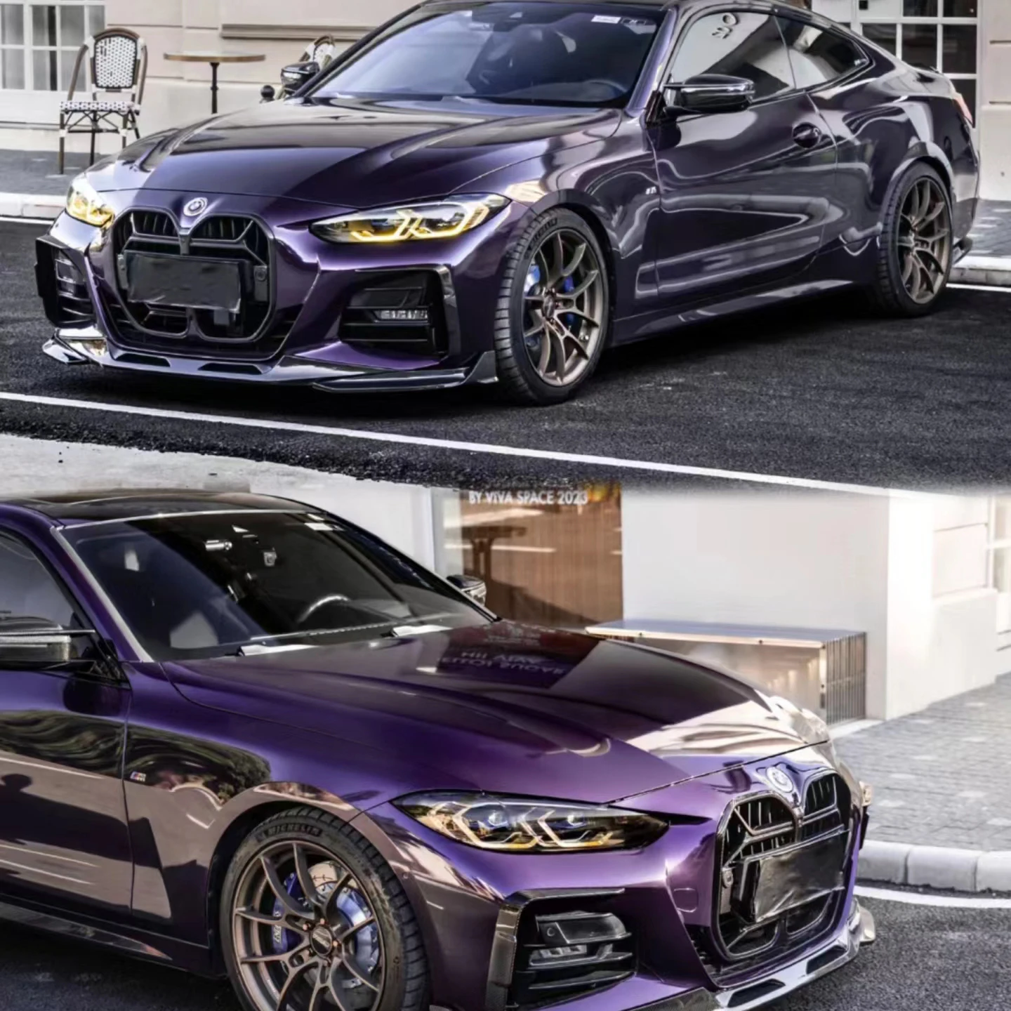 

Purple Vinyl Wrap Film with PET Backing - Premium Quality for Car Wrapping