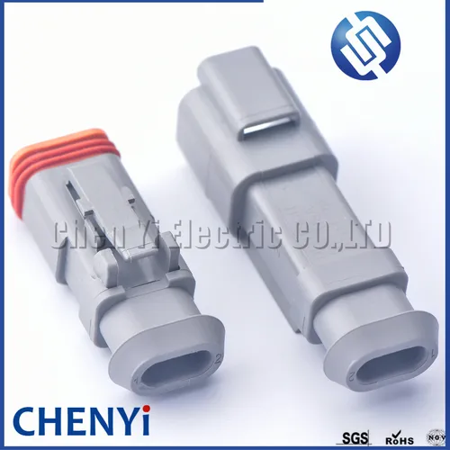 Imagen 2 del producto 2 pines Deutsch bomba automotriz camión arnés de cableado conector inyector enchufe cubierta DT04-2P-E008 DT06-2S-E008 DT04-2P DT06-2S