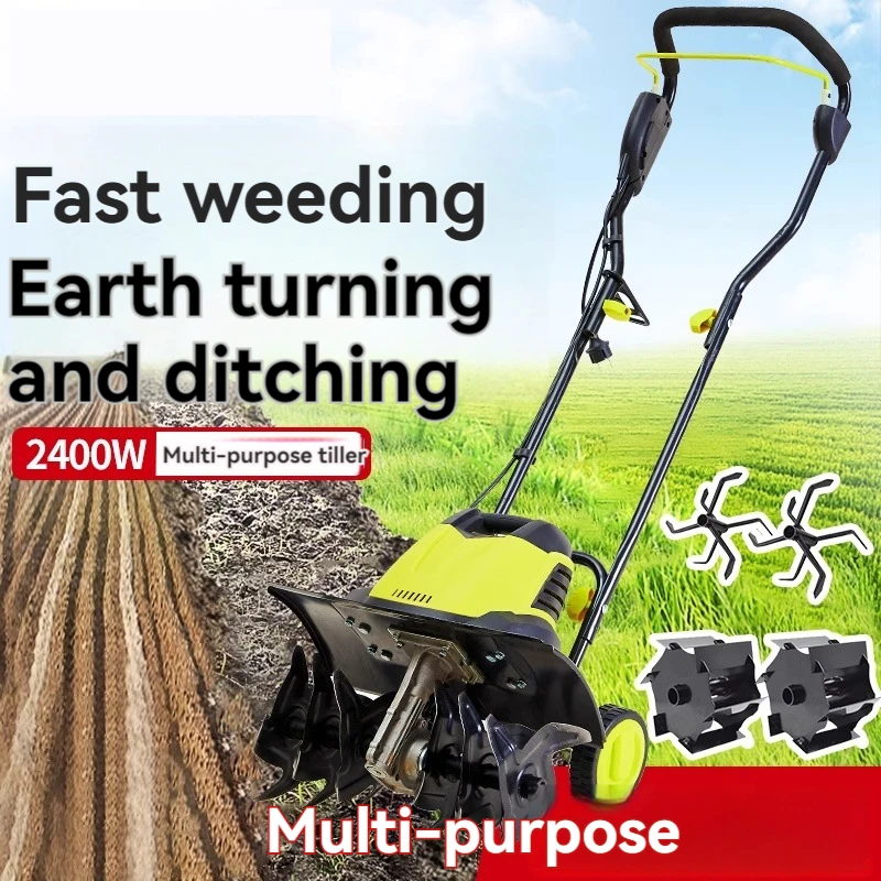 Electric Bulldozer Electric Tiller Ripper Household Soil Digging Orchard Ploughing Machine For Agriculture