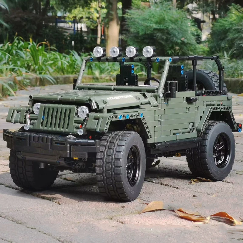 قالب الملك 13124 MOC التقنية تسلق مركبة اللبنات ضرب على الطرق الوعرة مركبة الطوب لتقوم بها بنفسك اللعب هدايا عيد الميلاد الاطفال #2