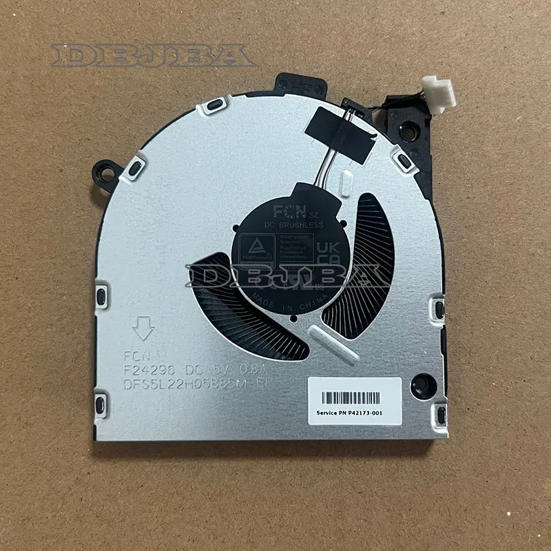 

Вентилятор охлаждения ноутбука для FCN DFS5L22H05B85M F24296 P42173-001 5 В 0,8 А вентилятор
