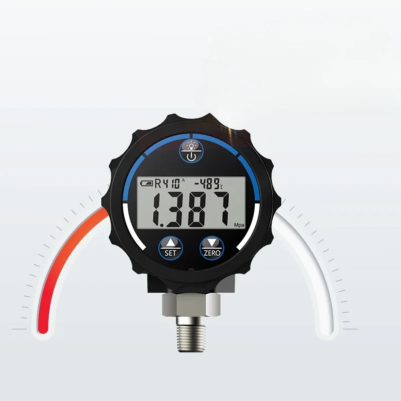 

PG-30 Digital Pressure Gauge Digital Refrigerant Pressure Gauge Refrigerant Filling Weighing Pressure Gover