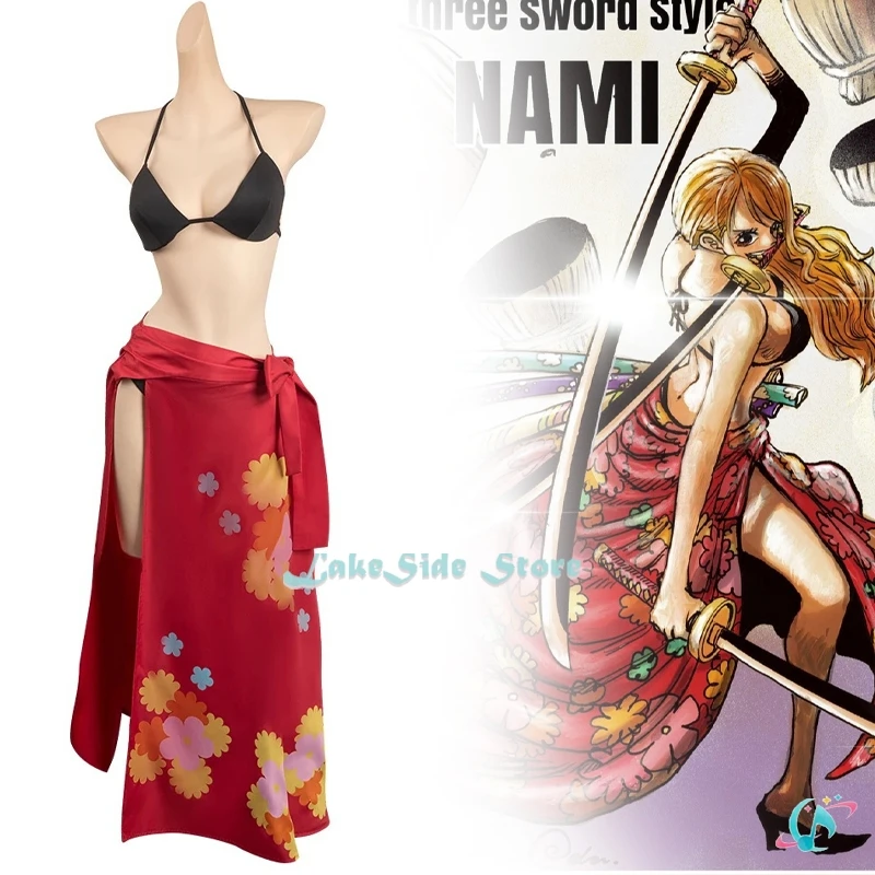 

Nami Cosplay Figure Same Style Clothing 1piece Costumes Skirts Three Swords Style Women Halloween Anime Roleplay Outfits Sexy