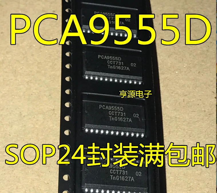 

10pcs original new PCA9555 PCA9555D PCA9555DWR SOP24 wide body PCA9555DB DBR SSOP24