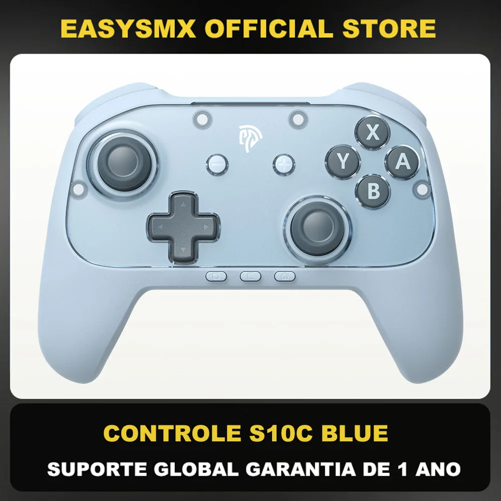 

Игровой контроллер EasySMX S10C (джойстик) совместим с Nintendo Switch 1/2/ПК/мобильным телефоном/ТВ, аккумулятор 1000 мАч, программируемые кнопки