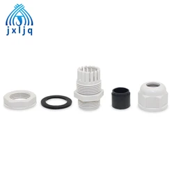 Nylon Cable IP68 Waterproof Electrical Accessories Nylon Wire M12-M25 Waterproof Nylon Plastic Cable Gland Connector