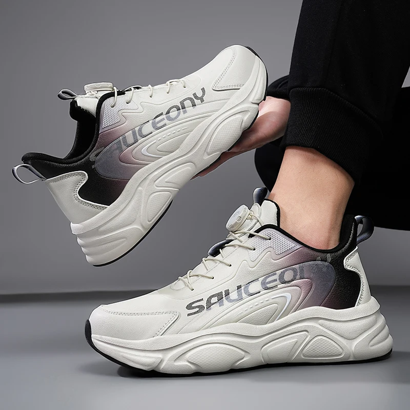 

Men's wear-resistant four seasons sneakers speed runing shoes outdoor new breathable comfortable soft-sole racing sports shoes ﻿