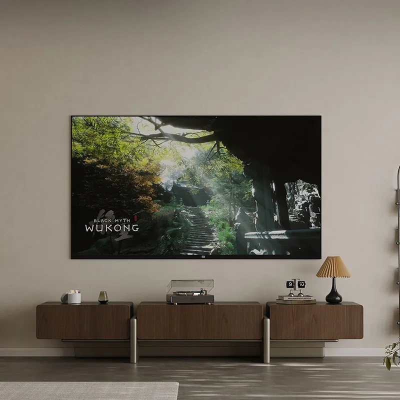 Italian Minimalist Walnut Leather TV Cabinet Household Small Apartment Living Room Floor Cabinet With Drawers Designer Locker