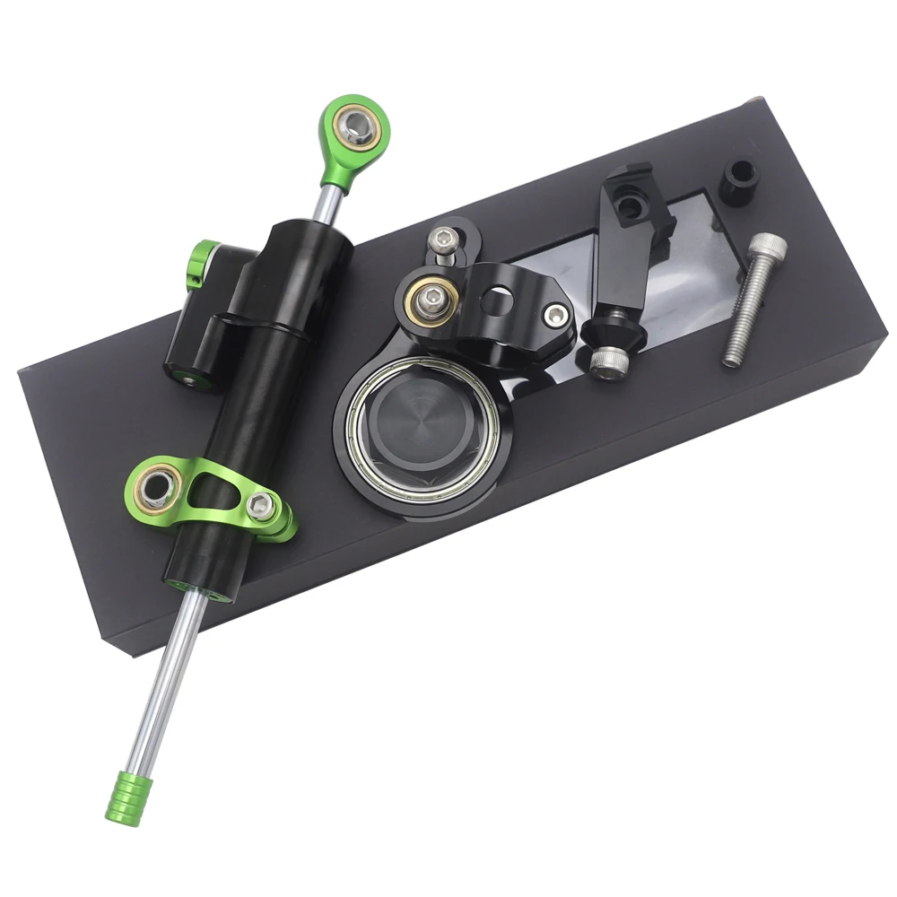 

Motorcycle Accessories Aluminum Steering Damper Adjustable Direction Stabilizer For Kawasaki Ninja ZX6R NINJA ZX-6R 2005-2006