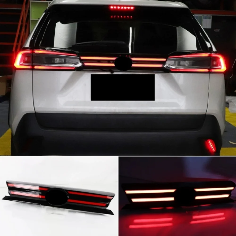 For Toyota wildlander 2020 2021 2022 convert Through lamp Rear Center Car Light Turn signal Brake Light