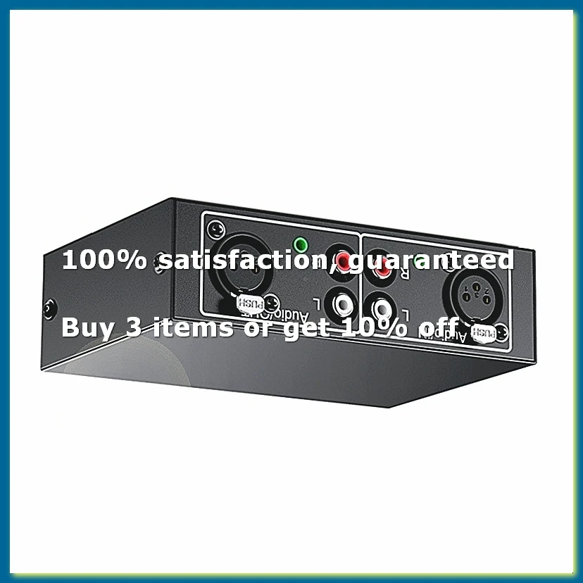 Audio Isolator Current Noise Eliminator Dual Lotus XLR Port Amplifier Audio Noise Filter Multifunctional Noise Isolator-DT30