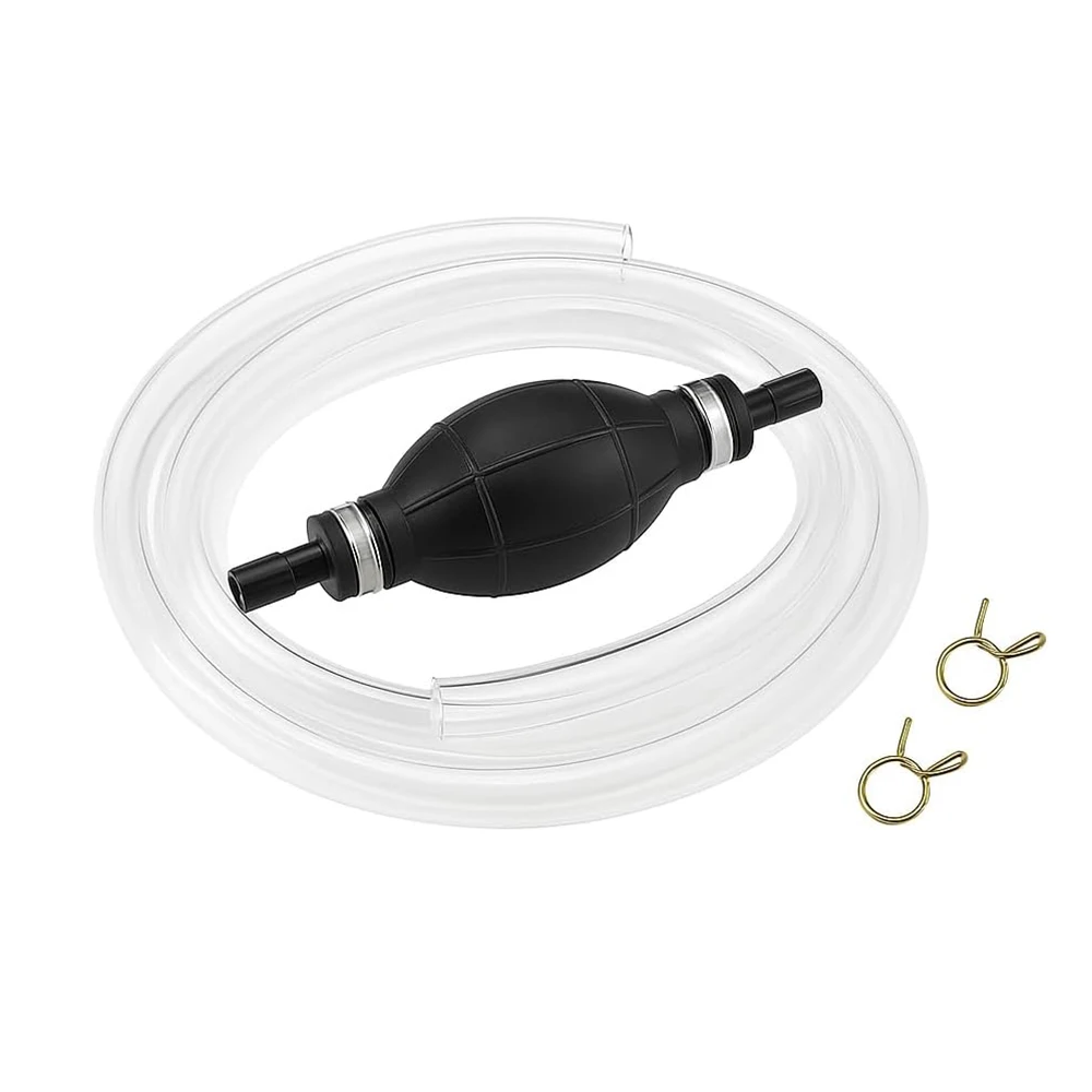 

Hand Fuel Transfer Pump Car Fuel Pump Durable For Liquid Gasoline Tuning Fuel Gasoline Diesel Pump with 2 Premium PVC Hoses