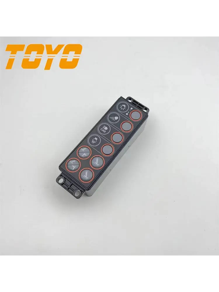 21Q4-22181 Controlador de farol ToyoMonitor Interruptor de membrana para Hyundai R220-9 R320-9