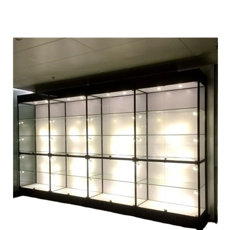 

Customize.Luxury Bag Tower Glass Vitrine Smoke Shop Display Cabinet