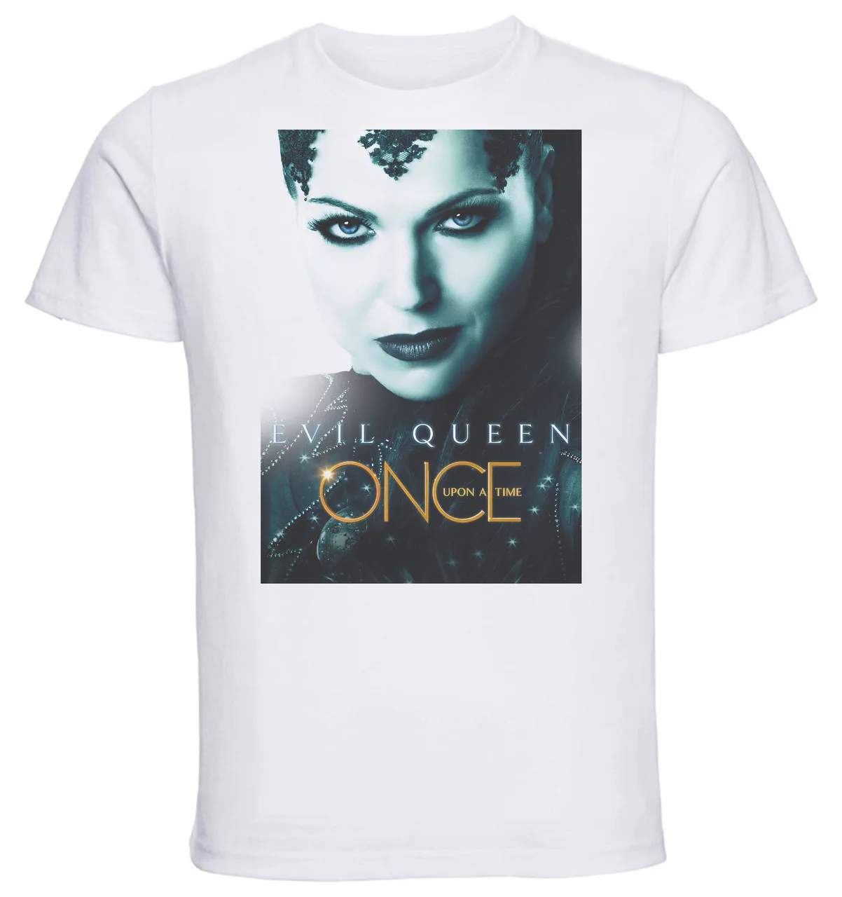 T-Shirt Unisex White SA0048 Playbill TV Series Once Upon a Time Evil Queen