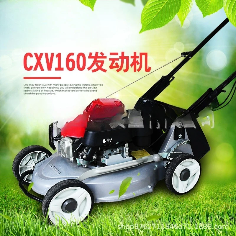 Lawn machine Hand-pushed 19-inch lawn mower Four-stroke genuine  lawn mower