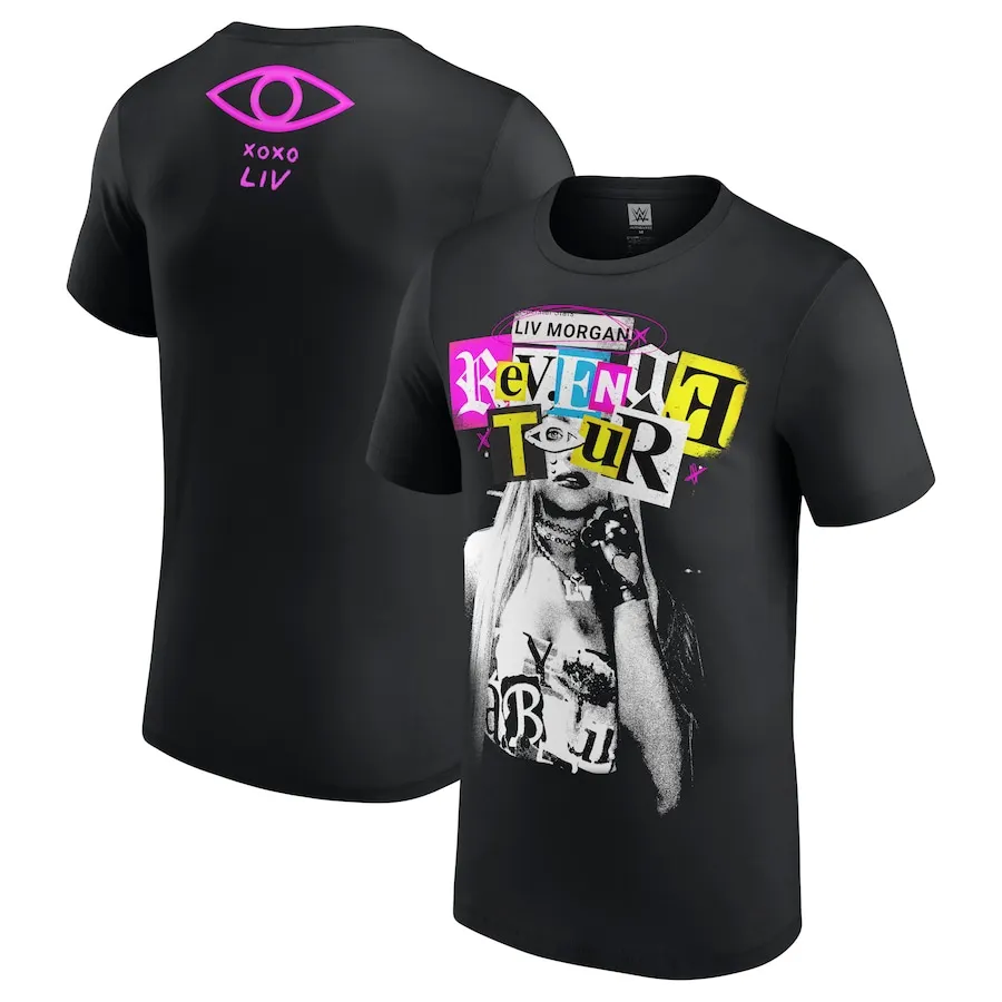 Men's Black Liv Morgan Revenge Tour T-Shirt