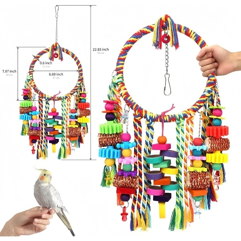 Thumbnail 2 - #36 Best Hanging Bird Chew Toys to Buy In 2026