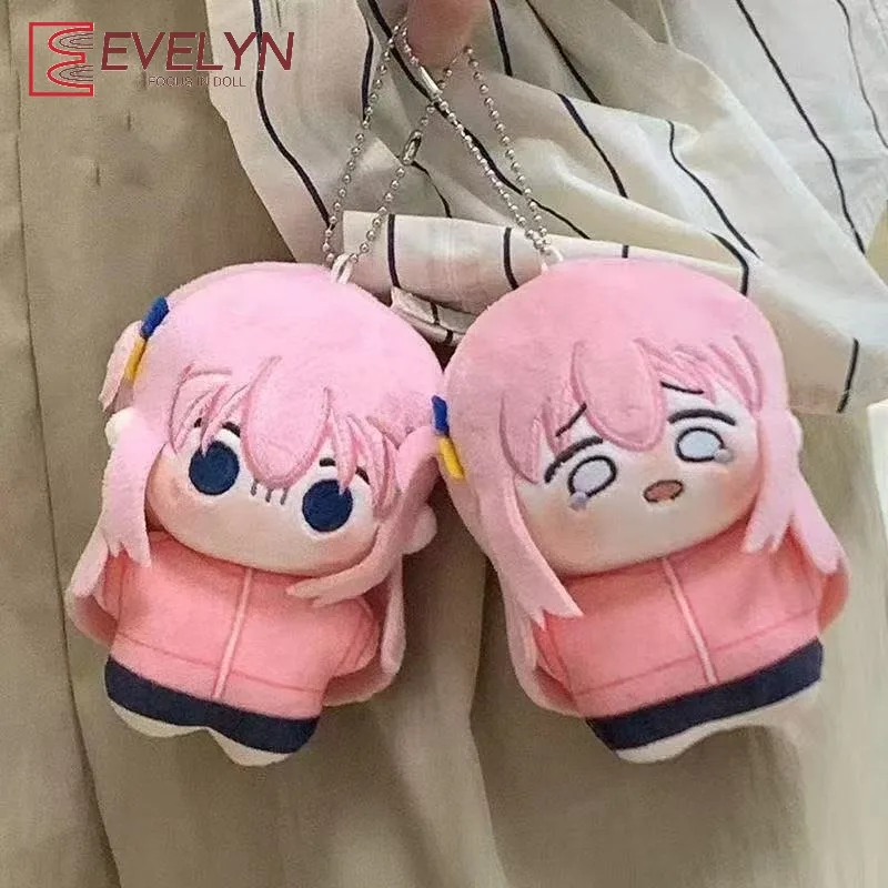 Evelyn 10CM Anime Leuke Katoenen Pop Knuffel Plushie Student Hanger Sleutelhanger Verjaardagscadeau Pluche Pop Decoraction Gift