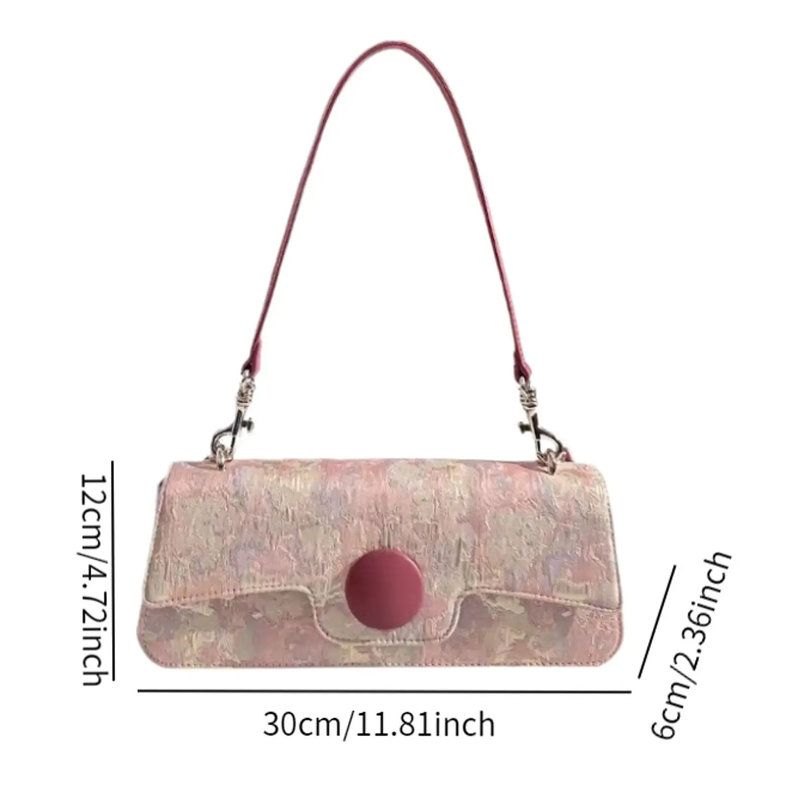 حقيبة كتف للنساء حقيبة ترفيهية محفظة كتف أنيقة للتسوق والتنقل #6