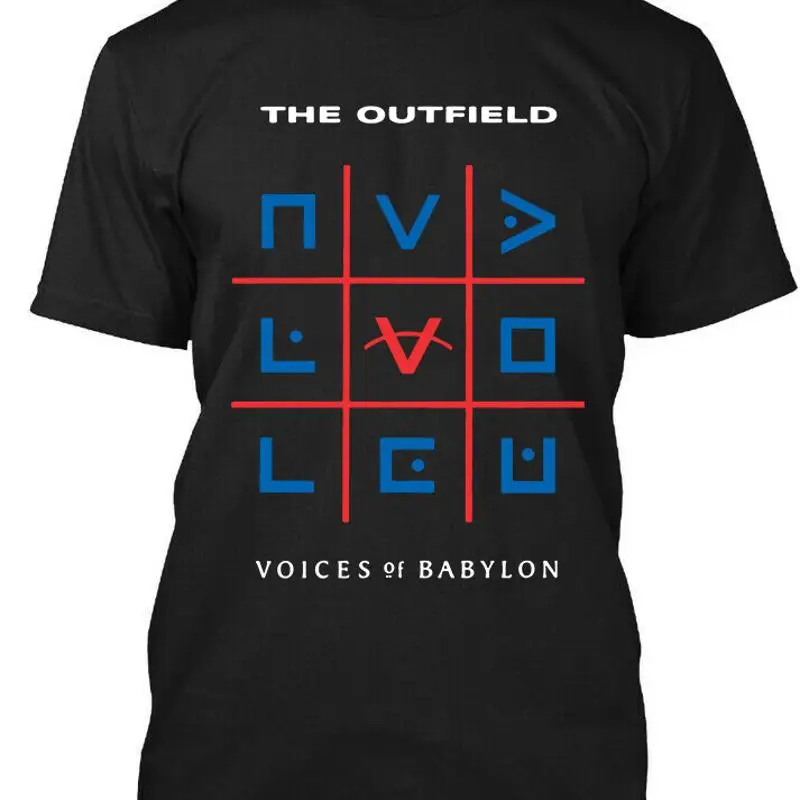 

New Popular The Outfield Voices Of Babylon English Music T Shirt Size S 4Xl
