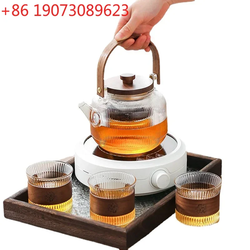 

Yy Glass Scented Teapot Set Bubble Fruit Tea Health Pot Tea-Boiling
