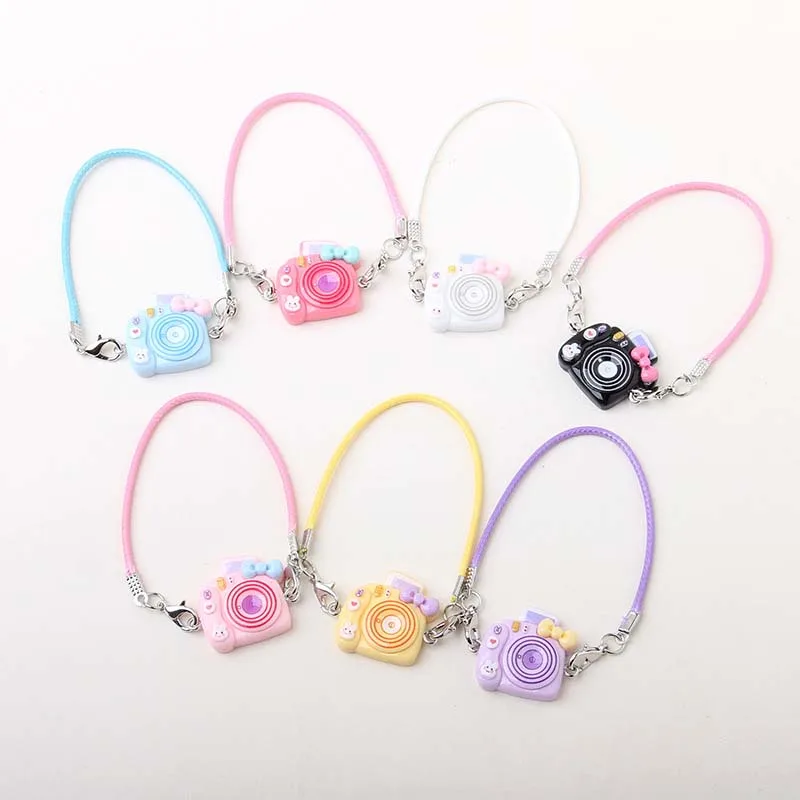 

For Labubu V1 V2 15-17cm Cute Plush Doll Pendants Accessories Mini Cartoon Camera Model for Dollhouse Scene Accessories