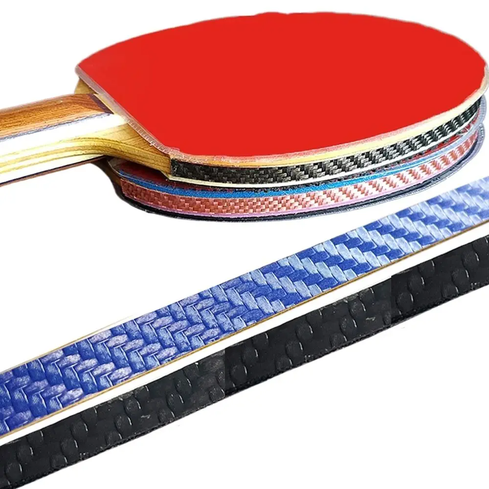 PU Carbon Fiber Table Tennis Racket Edge Tape Super Hard Ping Pong Bat Protective Side Tape Thickened Edge Protection Strip