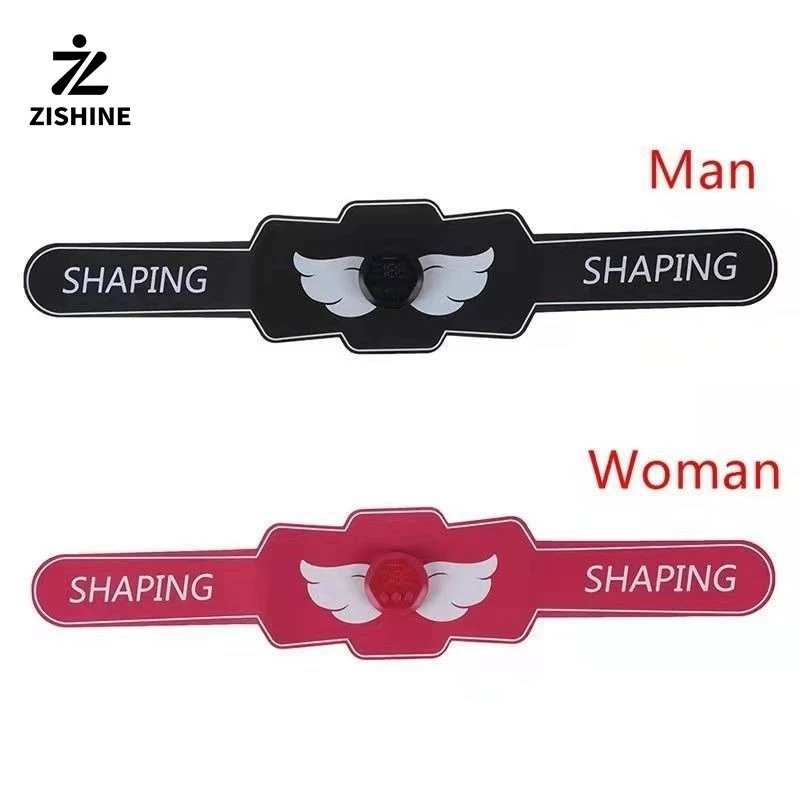 مدلك تحفيز العضلات EMS، مدلك التخسيس، للجنسين، حزام تدريب البطن، تنحيف البطن وتشكيل بيلاتيس اللياقة البدنية #6