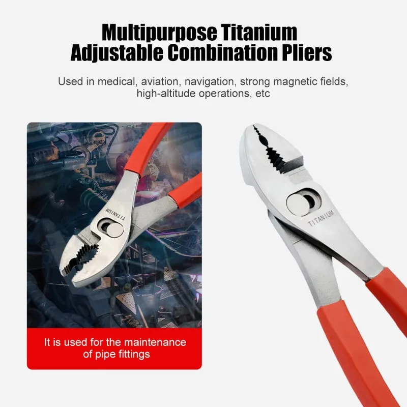Nieuwe titanium verstelbare combinatietang Duurzame titanium tang van de fabrikant