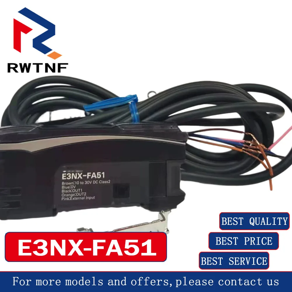 Brand New Genuine E3NX-FA51 Intelligent fiber amplifier sensor,100% original warehouse stock