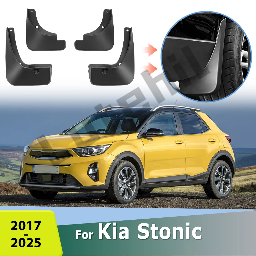 For Kia Stonic 2017-2025 2018 2019 2020 2021 2022 2023 2024 Fender Mudflaps Splash Guards Mudguards Mud Flaps Car Accessories