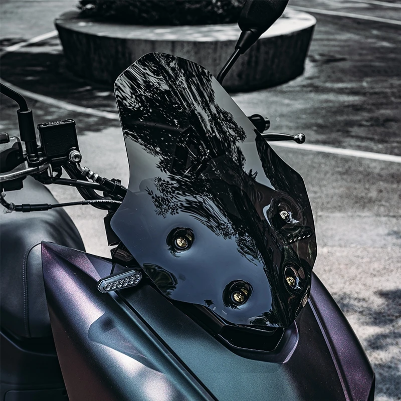 

STLF Motorcycle Windshield Wind Deflector Windscreen Visor Viser for SYM MMBCU150 MMBCU158