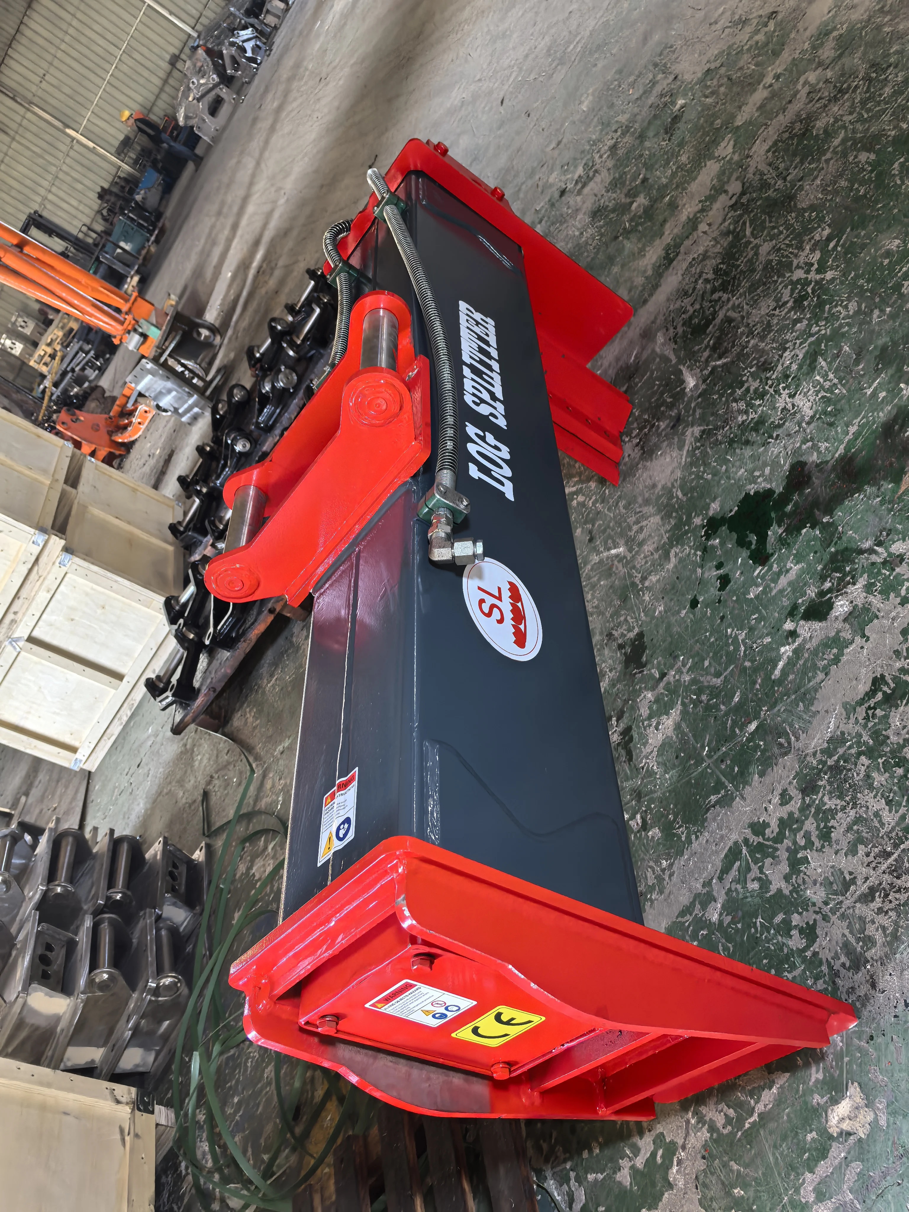 Construction Machinery Attachments Efficient Wood Spliter Log Splitter