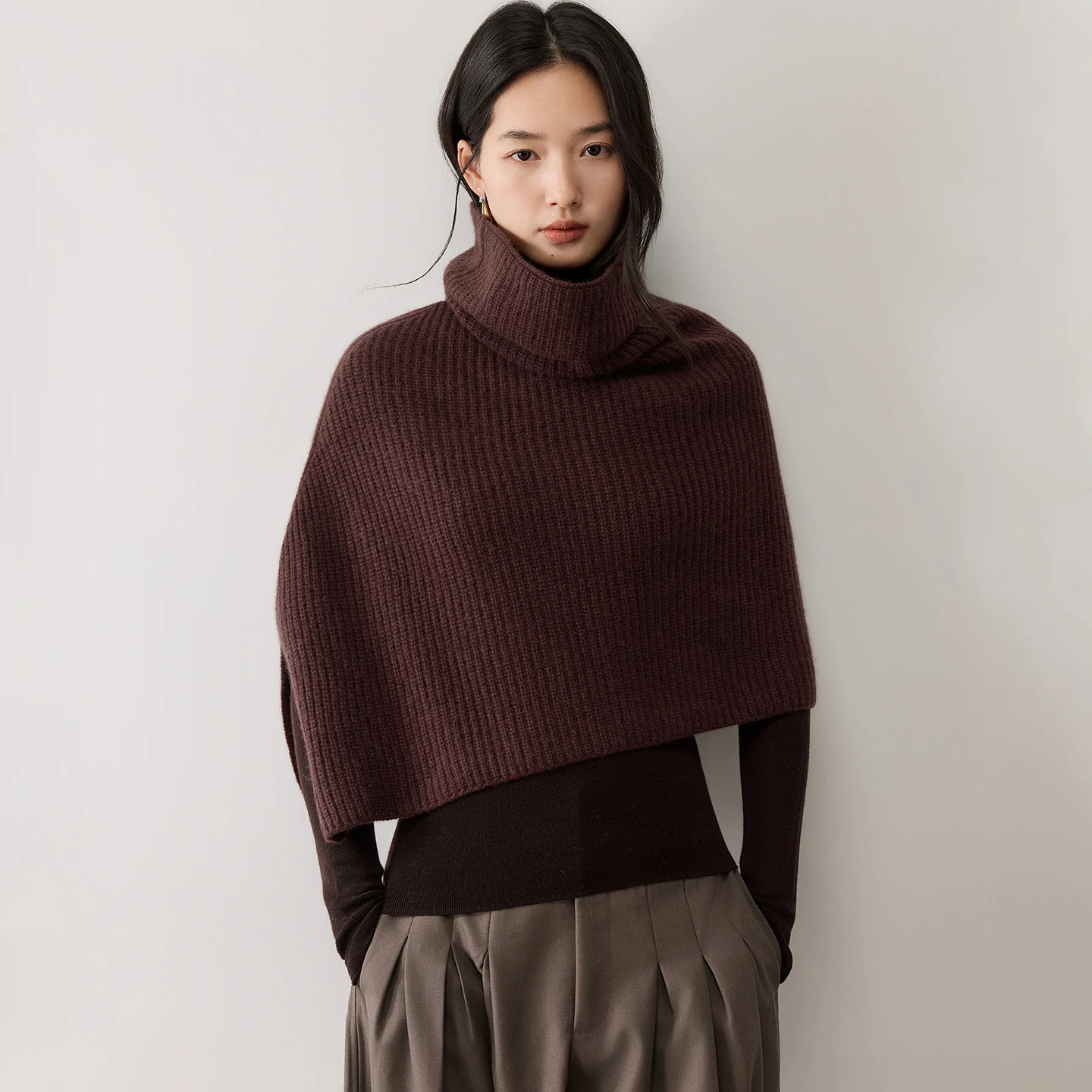 Beliarst Women's 100% Cashmere High Neck Pullover Knitted 4 Beliarst Women's 100% Cashmere High Neck Pullover Knitted