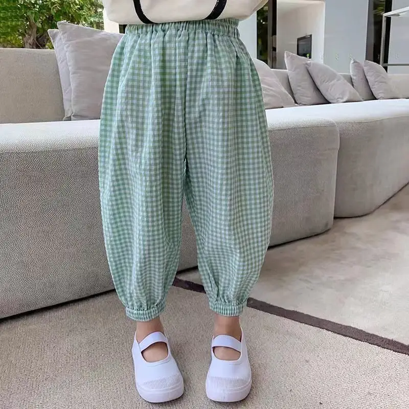 Boys' vacation sunscreen pants retro floral summer versatile mosquito repellent pants