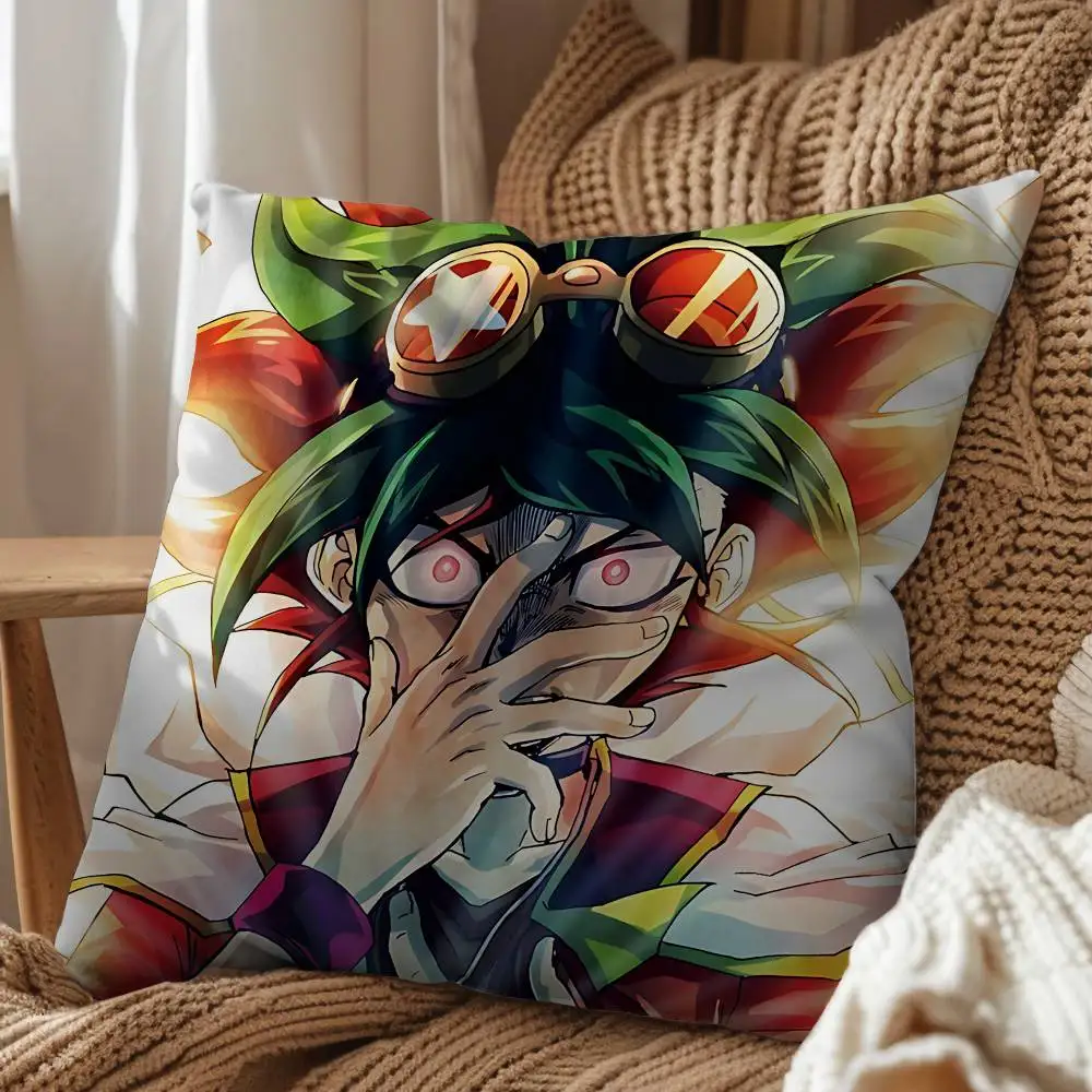 Black Magician Yami Yugi game YuGiOh Pillow Case cover Nap Time  Sofa Living home Room Bedroom Backrest Cushion Square cojines