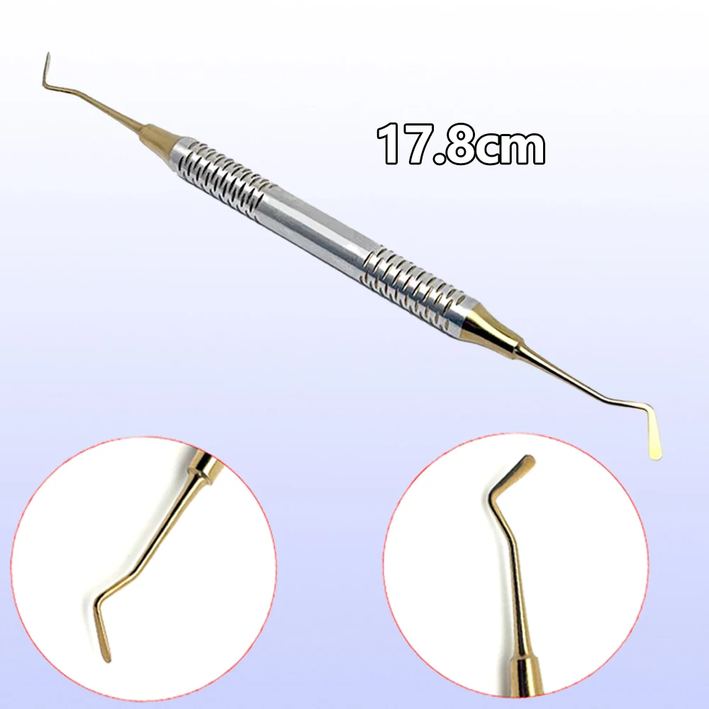 

Double-Head Dental Composite Resin Filling Tool - Dentist Cement Powder Filling Instrument for Dental Restoration