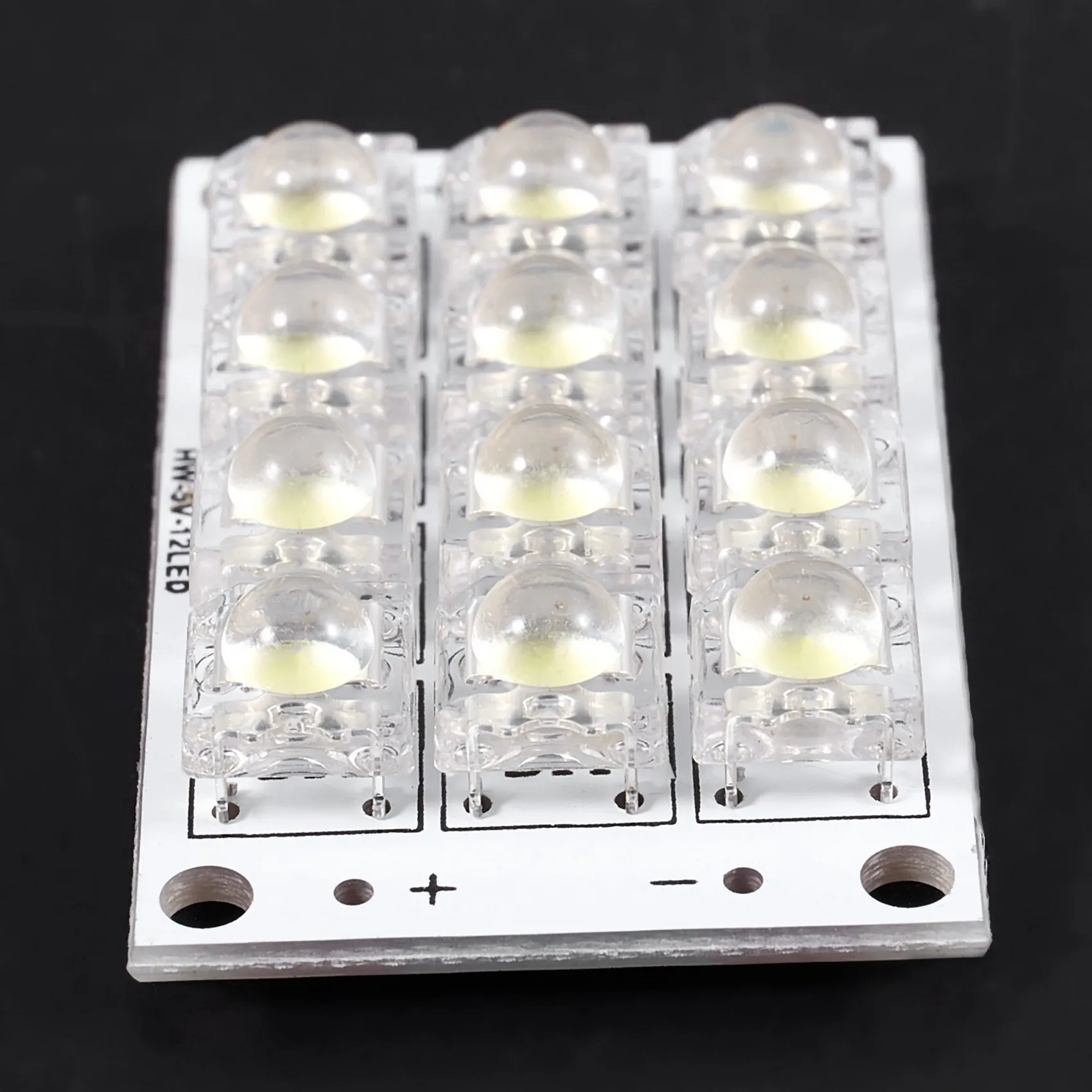 4X New DC 3V 5V 12 LED Super Bright White Piranha LED Circuit Board LED Lights Light Yacht