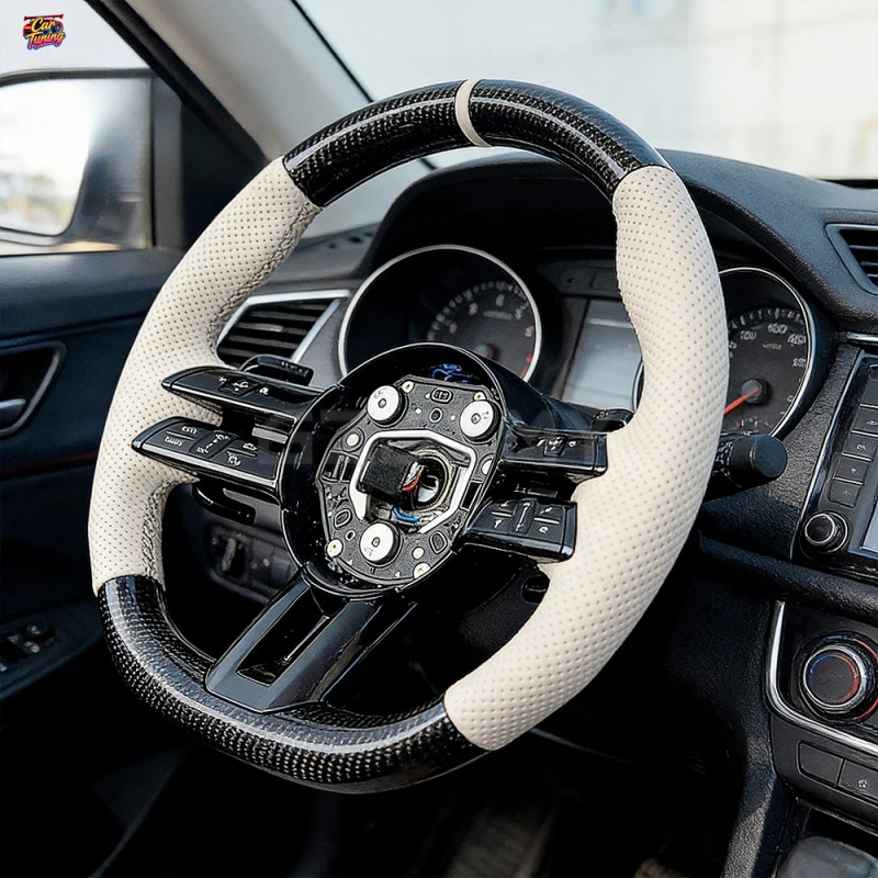 

for Mercedes-Benz AMG C63 W222 W212 W213 W221 W205 W204 S300 S320 E200 E300 E63 Customized Leather Carbon Fiber Steering Wheel