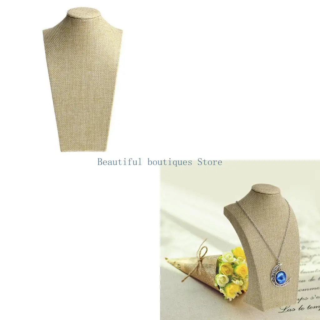 

U4LF Подставка для ювелирных изделий Держатель полки Ожерелье Бюст Подставка для ювелирных изделий Органайзер