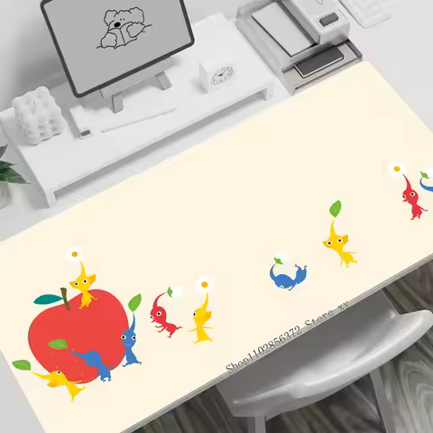 PIKMIN Mousepad Large Gaming Mouse Pad LockEdge Thickened Computer Keyboard Table Desk Mat