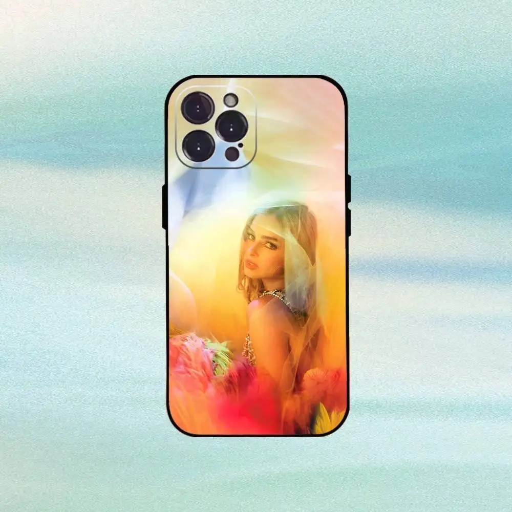 Obsessed Singer Addison Rae Phone Case For iPhone 16,15,14,13,12,Plus,Pro Max, 5G Others Soft Black Cover